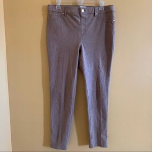 Chico’s Regular Faux-Suede Pants Knit Jeggings Pants Size 8.